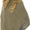 Sweaters | Back From Bali Back From Bali Womens Cable Knit Poncho Sweater Cape Boho Soft Casual