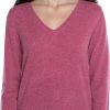 Sweaters | JENNIE LIU Women'S 100% Pure Cashmere Long Sleeve Pullover V Neck Sweater