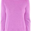 Sweaters | JENNIE LIU Women'S 100% Pure Cashmere Long Sleeve Crew Neck Sweater