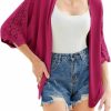 Sweaters | GRACE KARIN Grace Karin Open Front Cardigan For Women Kimono Lace Short Sleeve Summer Cardigan Shrug Loose Cover Ups Casual Tops