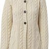 Sweaters | Aran Woollen Mills Carriag Donn Aran Sweater Made In Ireland For Women Merino Wool A Line Cardigan