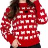 Sweaters | Crissman Designs Uni Black Sheep Red Color Soft Knitted Wool Sweater Inspired By Lady Princess Diana