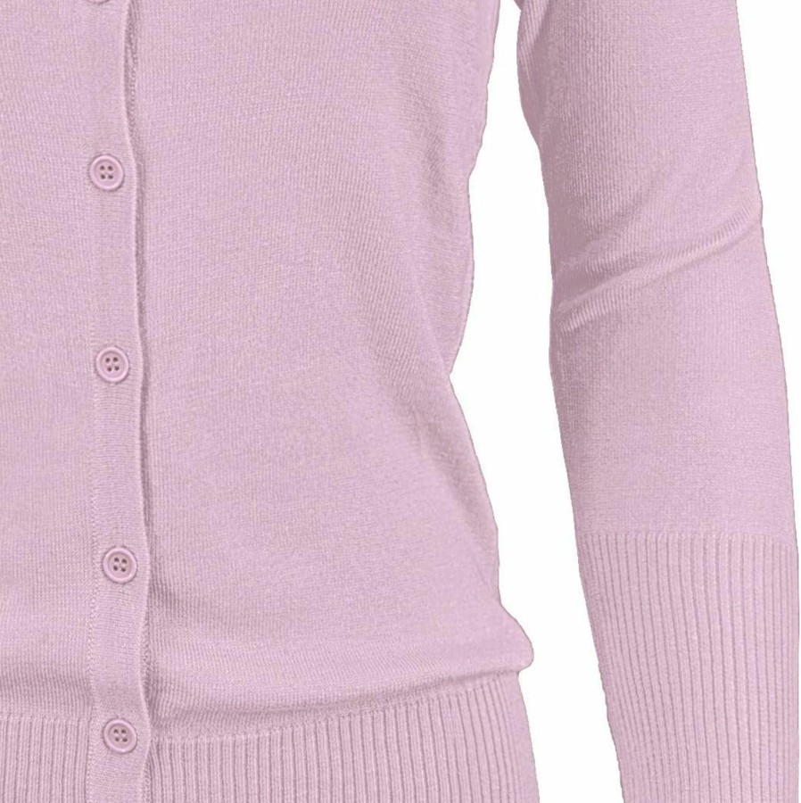 Sweaters | YEMAK Yemak Women'S Knit Cardigan Sweater 3/4 Sleeve Crewneck Basic Classic Casual Button Down Soft Lightweight Top (S-3Xl)