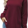 Sweaters | shermie Shermie Women'S Cute Heart Pattern Elbow Patchwork Casual Crewneck Knitted Sweaters Pullover