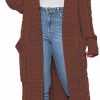 Sweaters | Tcremisa Tcremisa Long Cable Knit Cardigans For Women Chunky Open Front Maxi Sweater Coat Loose Dual Pocket Winter Outwear