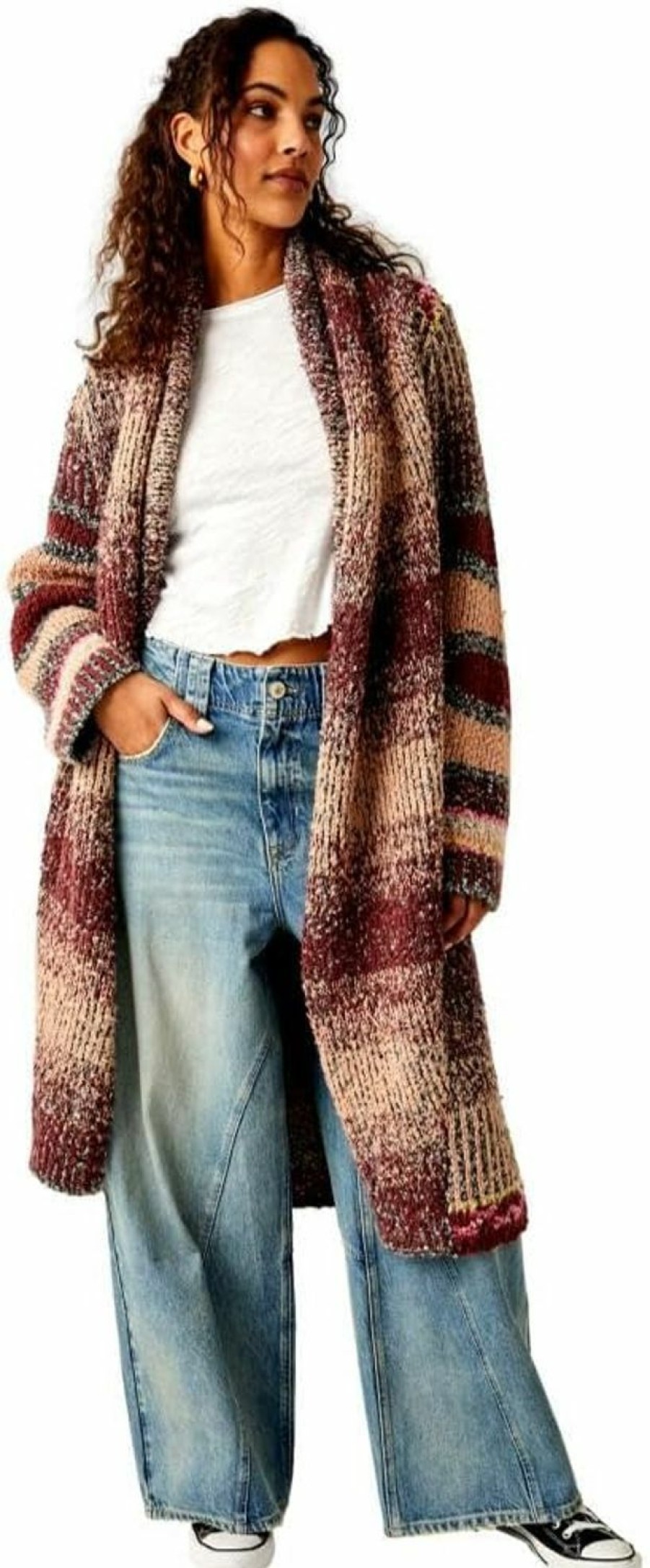 Sweaters | Free People Free People Women'S Found My Bff Cardigan, Sugar And Spice Como