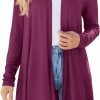 Sweaters | QIXING Womens Casual Lightweight With Pocketes Long Sleeve Open Front Cardigan