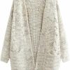 Sweaters | futurino Futurino Knit Cardigan Women'S Chunky Open Front Outwear Cover Up With Pockets