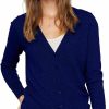 Sweaters | State Cashmere State Cashmere Women'S Button Front V-Neck Cardigan 100% Pure Cashmere Long Sleeve Sweater