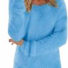 Sweaters | LemonGirl Women'S Fashionable Long Sleeve Pullovers Loose Fluffy Fuzzy Jumper Sweater