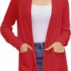 Sweaters | Bgklfeo Women'S Long Casual Cardigan Long Sleeve With Pockets Front Open Cardigan For Women