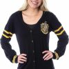 Sweaters | Bioworld Harry Potter Womens' Slytherin House Crest Open Front Cardigan Juniors Knit Sweater