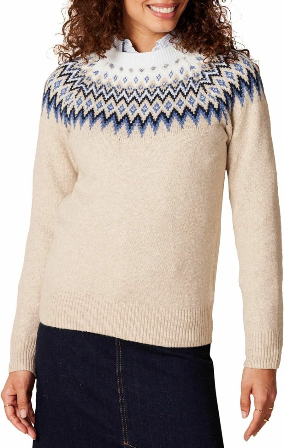 Sweaters | Amazon Essentials Amazon Essentials Women'S Soft-Touch Crewneck Novelty Sweater