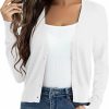 Sweaters | Ahlaray Ahlaray Women'S Cropped Cardigans Sweaters Button Down Open Front Bolero Shrugs For Dresses, S-Xl