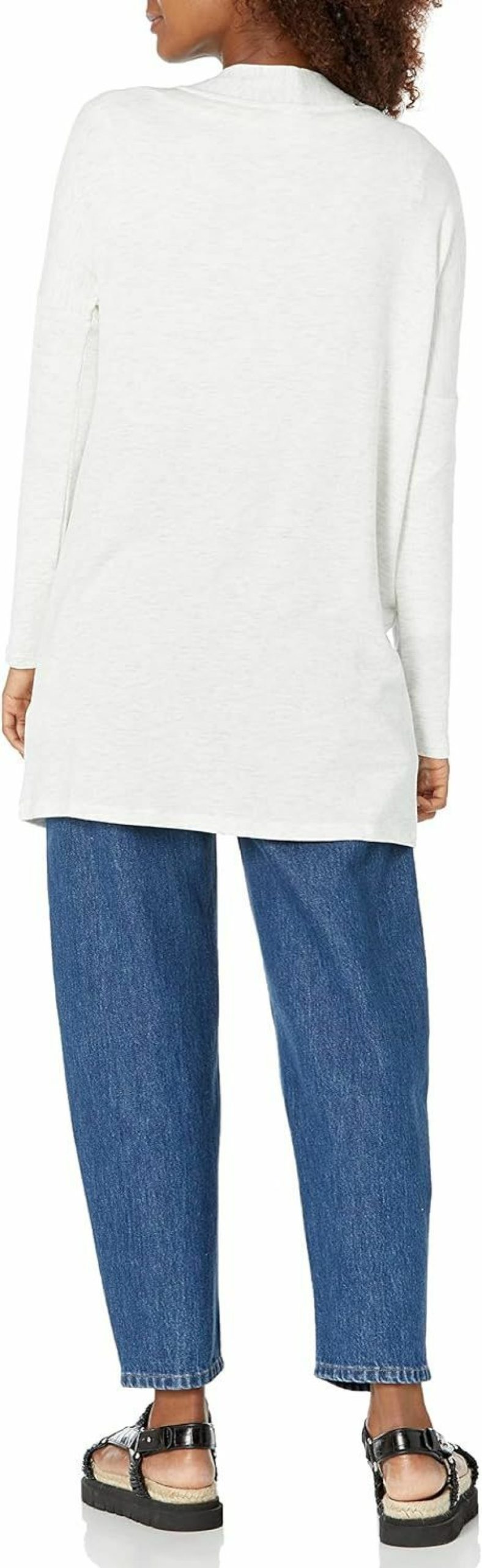 Sweaters | Amazon Essentials Amazon Essentials Women'S Relaxed-Fit Lightweight Lounge Terry Open-Front Cardigan