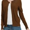 Sweaters | Huuloo Women'S Crew Neck Button Down Long Sleeve Cardigan Sweater