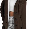 Sweaters | Sidefeel Sidefeel Women Hooded Knit Cardigans Button Cable Sweater Coat