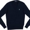 Sweaters | POLO RALPH LAUREN Polo Ralph Lauren Women'S Cable Knit V-Neck Sweater