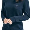 Sweaters | Nautica Nautica Women'S Sustainably Crafted Super Soft Crew Neck Sweater