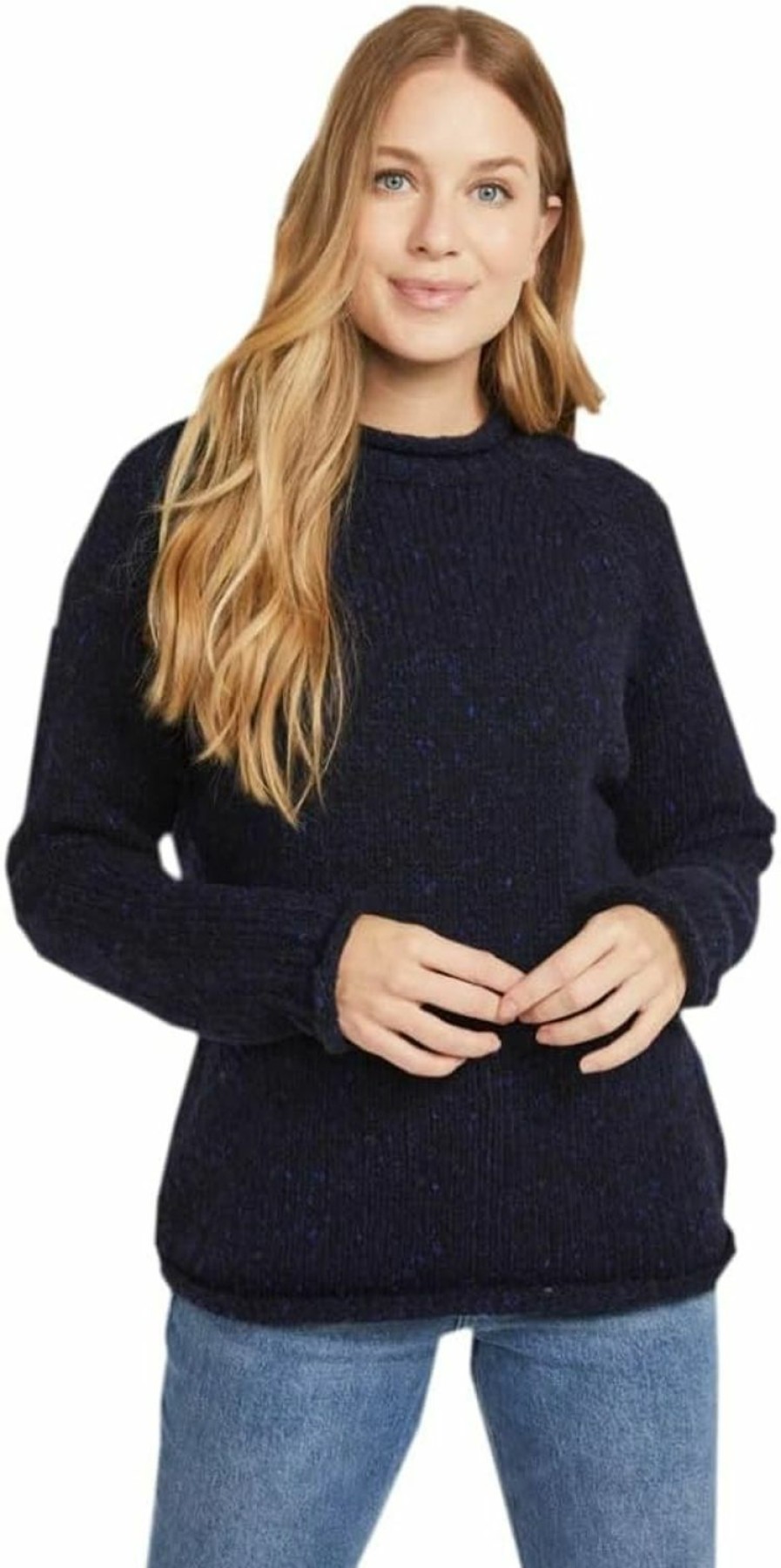 Sweaters | Aran Woollen Mills Roll Neck Sweater For Women