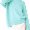 Sweaters | YKR Women'S Turtleneck Sweater Chunky Long Sleeve Knitted Pullover High Low Hem Trendy 2024 Fall Winter Basic Jumper Top