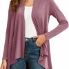 Sweaters | POGTMM Women'S Open Front Casual Long Sleeve Lightweight Drape Cardigans Sweater Duster With Pockets (S-3Xl)