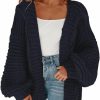 Sweaters | Remikstyt Remikstyt Womens Chunky Cardigan Cable Knit Oversized Open Front Cardigan Sweaters