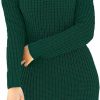 Sweaters | ycherry Sexy Sweater Dress For Women Casual Long Sleeve Ribbed Knit Stretchy Pullover Dresses Split