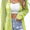 Sweaters | XuBa Women Crochet Lightweight Cardigan Cover Up Open Front Long Sleeve Summer Cardigans