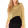 Sweaters | SHU-SHI Shu-Shi Womens Sheer Knit Poncho Shrug Lightweight Cover Up One Size Fits Most