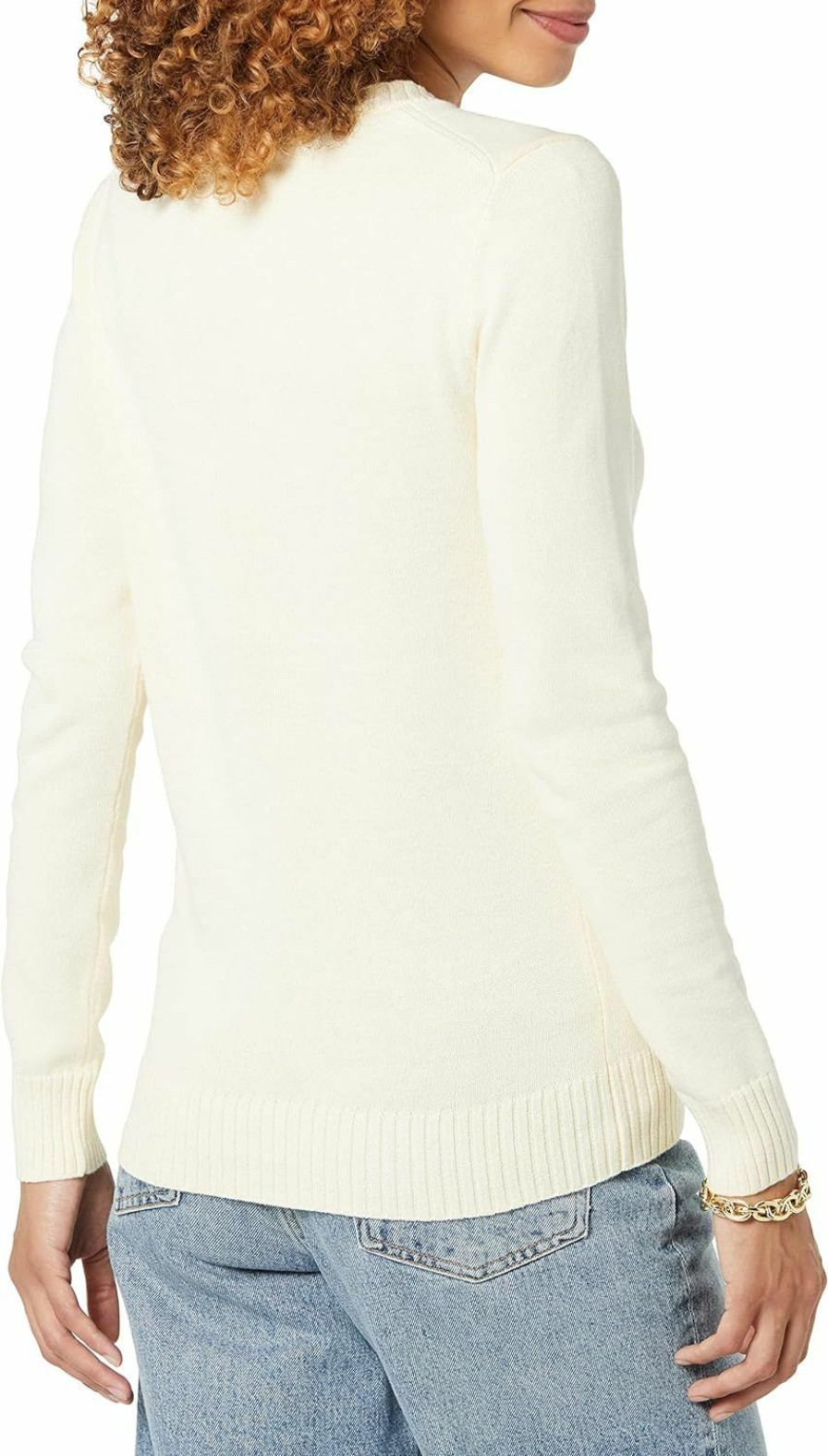 Sweaters | Amazon Essentials Amazon Essentials Women'S 100% Cotton Crewneck Sweater (Available In Plus Size)