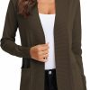 Sweaters | Urban CoCo Urban Coco Women'S Lightweight Open Front Knit Cardigan Sweater Long Sleeve With Pocket