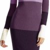 Sweaters | Rocorose Rocorose Women'S Turtleneck Ribbed Elbow Long Sleeve Knit Sweater Dress