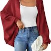 Sweaters | Zeagoo Zeagoo Women'S 2024 Oversized Batwing Sleeve Knit Cardigan Sweaters Casual Long Outwear Coat