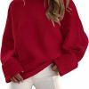 Sweaters | PRETTYGARDEN Prettygarden Women Fall Oversized Sweaters Casual Crewneck Pullover Long Sleeve Fuzzy Chunky Knit Tops Blouse