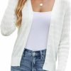 Sweaters | SPR&JOY Spr&Joy Women'S Long Sleeve Cropped Cardigan Sweater V Neck Elegant Shrugs For Women