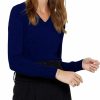 Sweaters | State Cashmere State Cashmere Women'S Essential V-Neck Sweater 100% Pure Cashmere Classic Long Sleeve Pullover