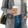 Sweaters | ANIXAY Anixay Cardigan For Women Casual Open Front Knit Coat Long Sleeve Lightweight Sweaters With Pockets Soft Outwear