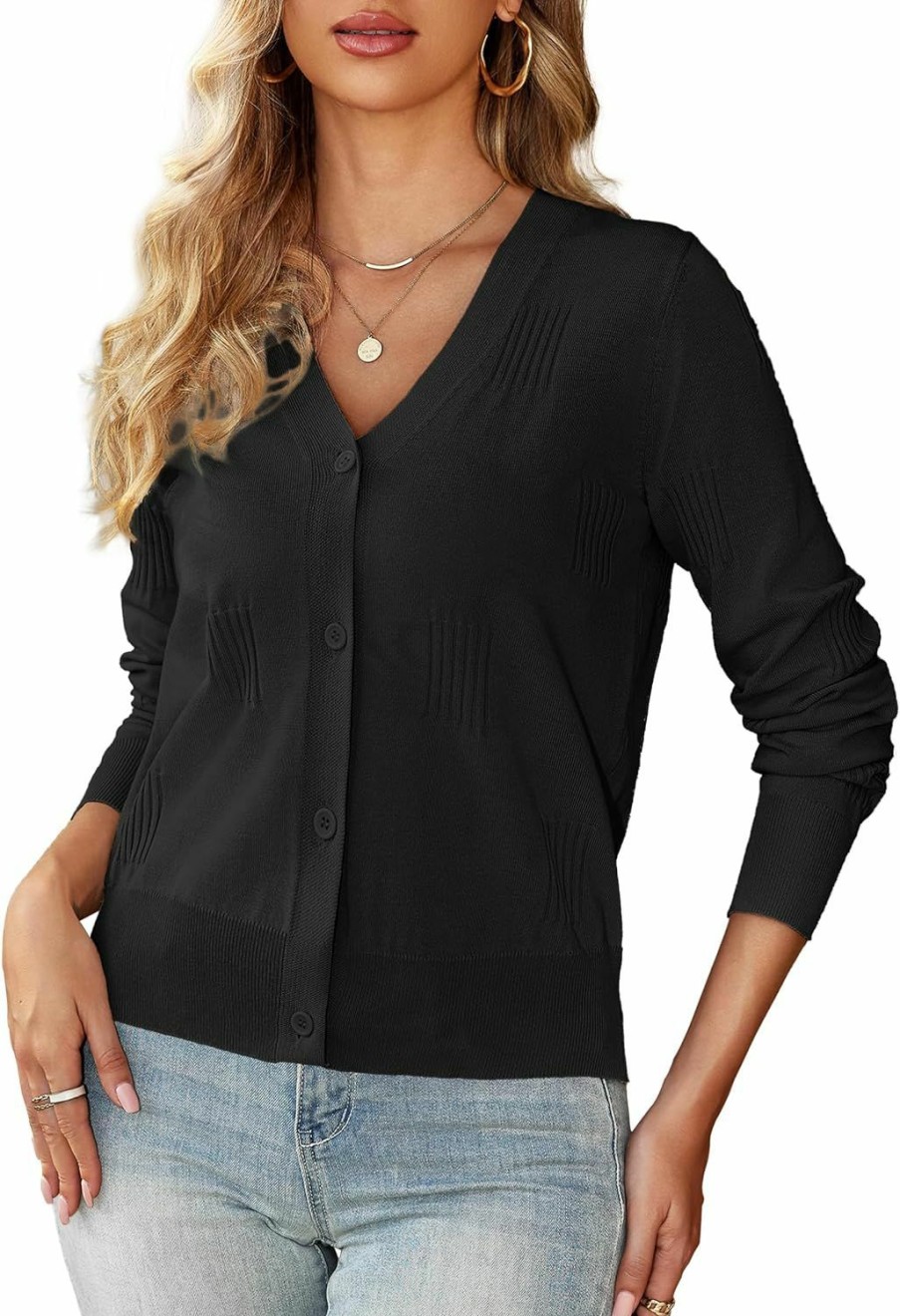 Sweaters | U.Vomade U.Vomade Women'S 3/4 Sleeve Cropped Cardigan Open Front Bolero Shrugs S-Xl