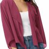 Sweaters | Kate Kasin Kate Kasin Women Summer Cardigans Chiffon Loose Kimono Cardigan Capes Bolero Shrug