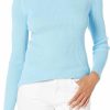 Sweaters | Amazon Essentials Amazon Essentials Women'S Lightweight Ribbed Long-Sleeve Boat Neck Slim-Fit Sweater