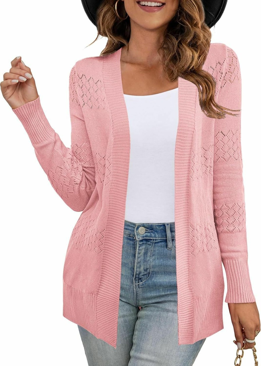 Sweaters | U.Vomade U.Vomade Women'S Sweaters Boho Long Sleeve Open Front Chunky Cable Knit Cardigan