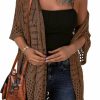 Sweaters | HOTOUCH Hotouch Womens Knit Cardigan Open Front Outwear Hollow Out Crochet Tassel Lightweight Kimonos Sweater S-Xxl