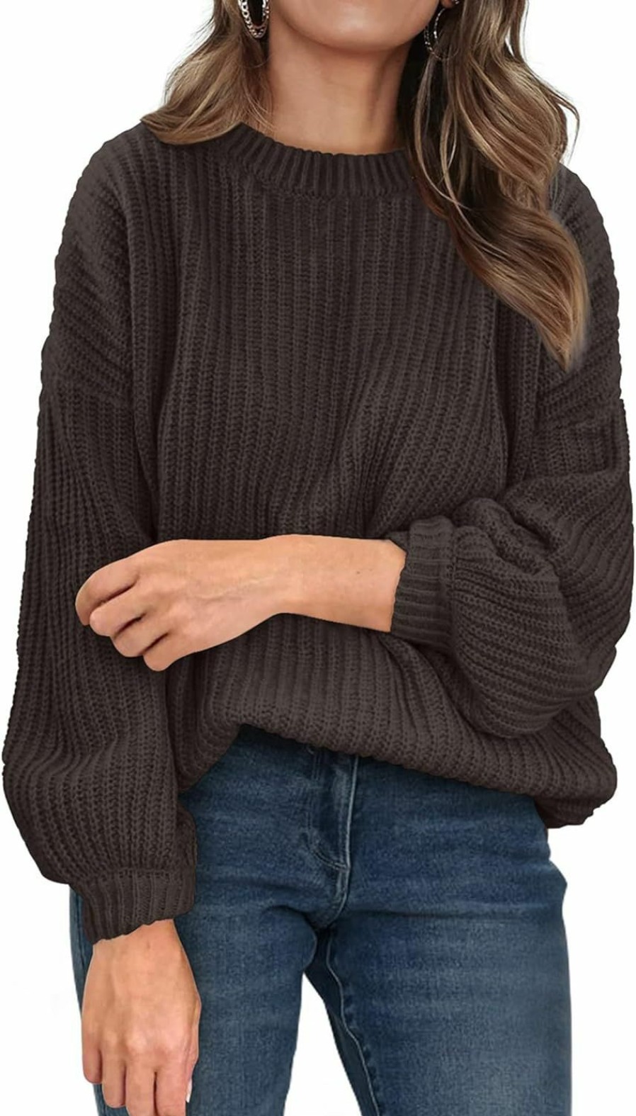 Sweaters | PRETTYGARDEN Prettygarden Women'S Fashion Sweater Long Sleeve Casual Ribbed Knit Winter Clothes Pullover Sweaters Blouse Top