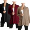 Sweaters | Simlu Simlu Long Sleeve Lightweight Cardigan Sweater For Women With Pockets Reg. And Plus Size