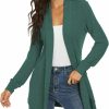 Sweaters | Tribear Tribear Women'S Long Sleeve Open Front Loose Casual Lightweight Kimono Cardigan