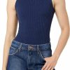 Sweaters | The Drop The Drop Women'S Karolina Sleeveless Ribbed Mock-Neck Sweater