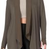 Sweaters | ODODOS Ododos Women'S Drape Open Front Cardigans Cozy Soft Long Sleeve Casual Wrap Outerwear With Pockets Thumb Hole