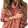 Sweaters | Sovelen Sovelen Women'S Oversized Turtleneck Chunky Pullover Sweaters Cowl Neck Long Sleeve Winter Slouchy Loose Knit Sweaters