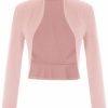 Sweaters | Belle Poque Belle Poque Women'S Vintage Cropped Shrug Open Front Long Sleeve Ruffled Bolero Cardigan…